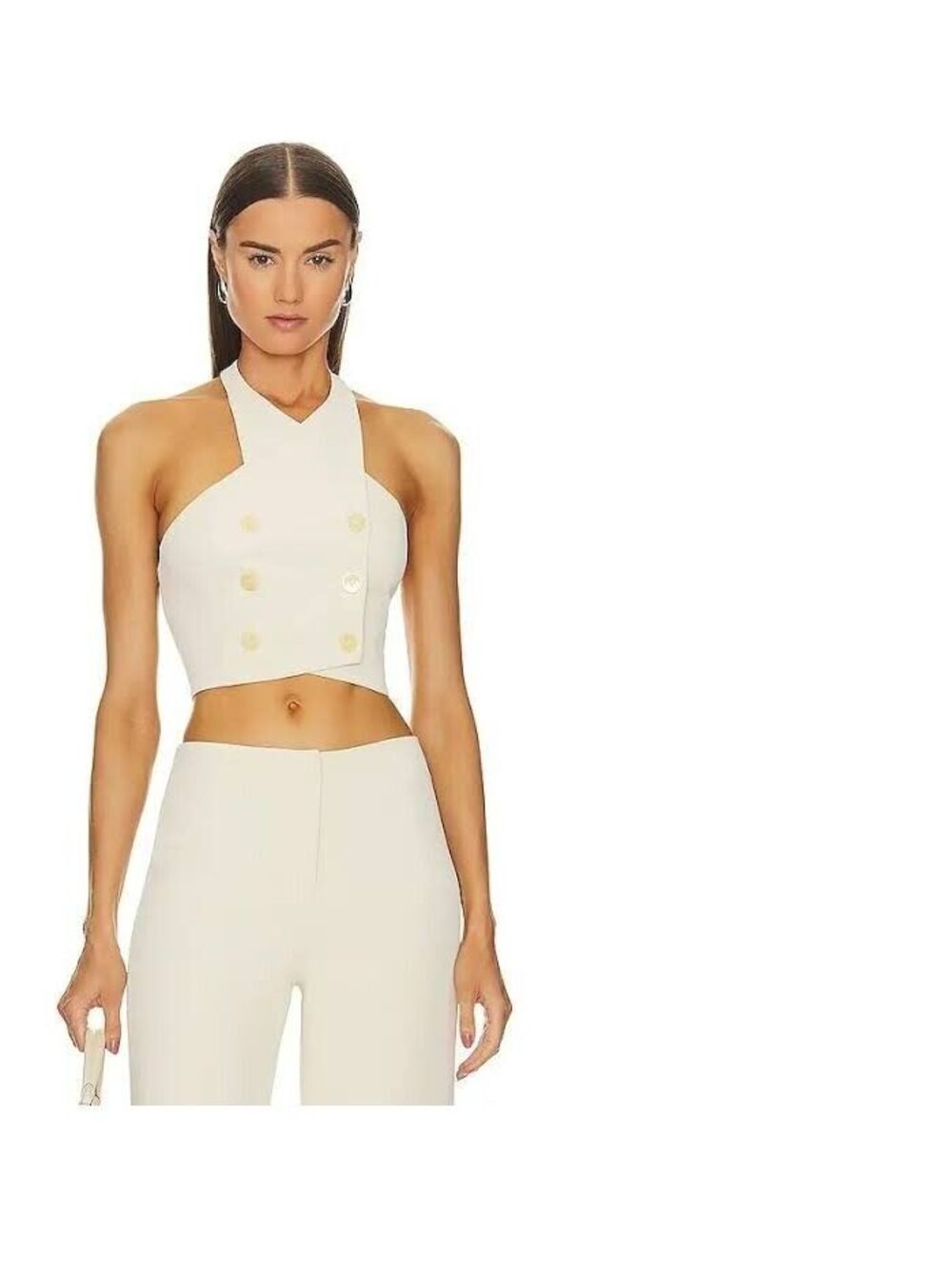 L'Academie Delphi Halter Top Size Small NWT